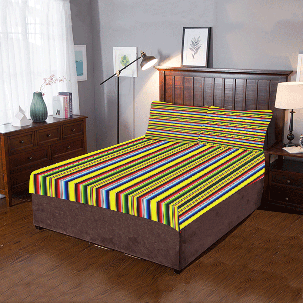 bright serape 3-Piece Bedding Set