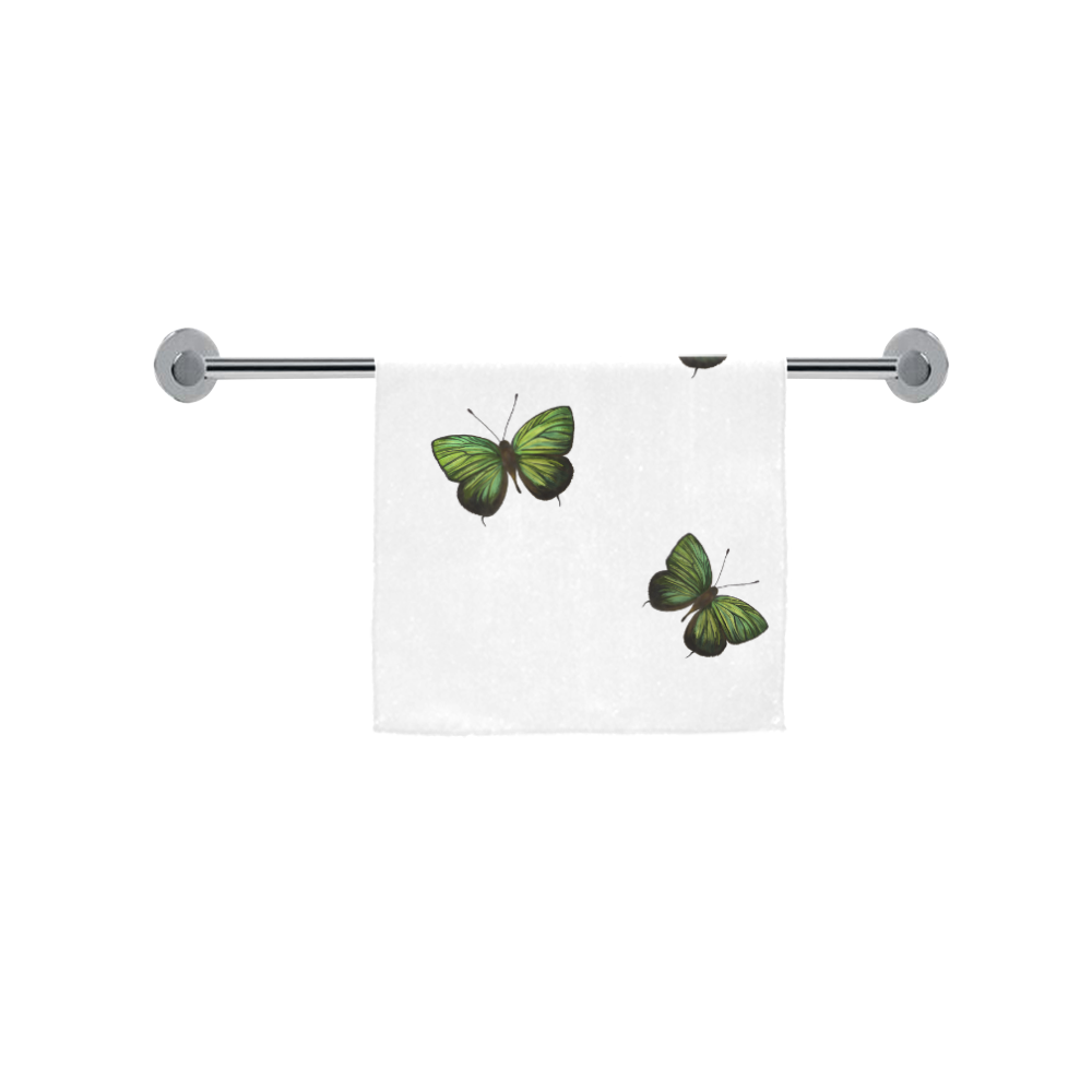 Arhopala horsfield butterflies painting Custom Towel 16"x28"