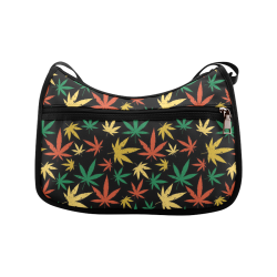 Cannabis Pattern Crossbody Bags (Model 1616)