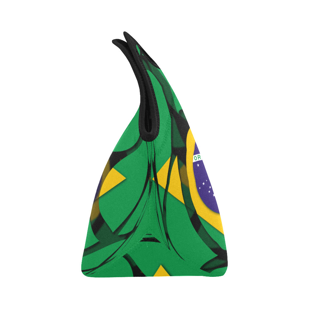 The Flag of Brazil Neoprene Lunch Bag/Small (Model 1669)