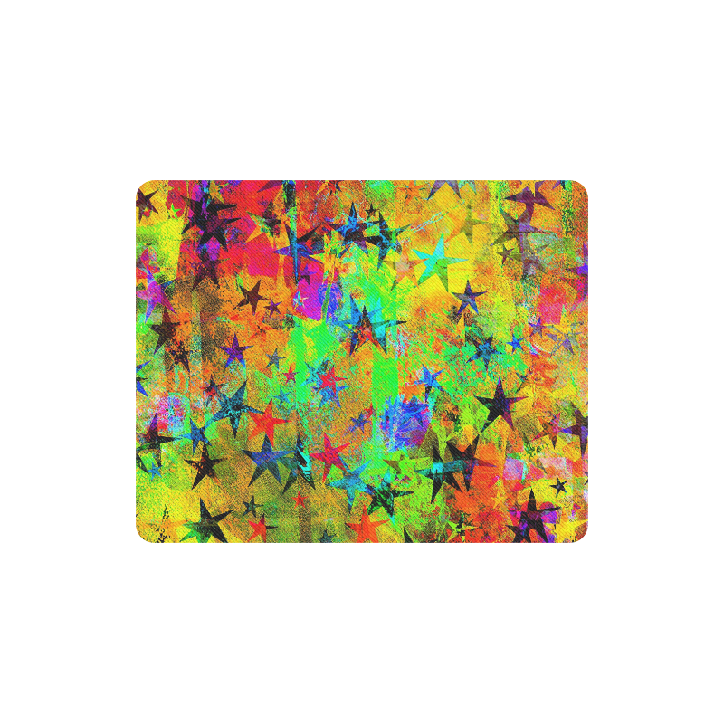 stars and texture colors Rectangle Mousepad