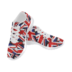 Union Jack British UK Flag Women’s Running Shoes (Model 020)