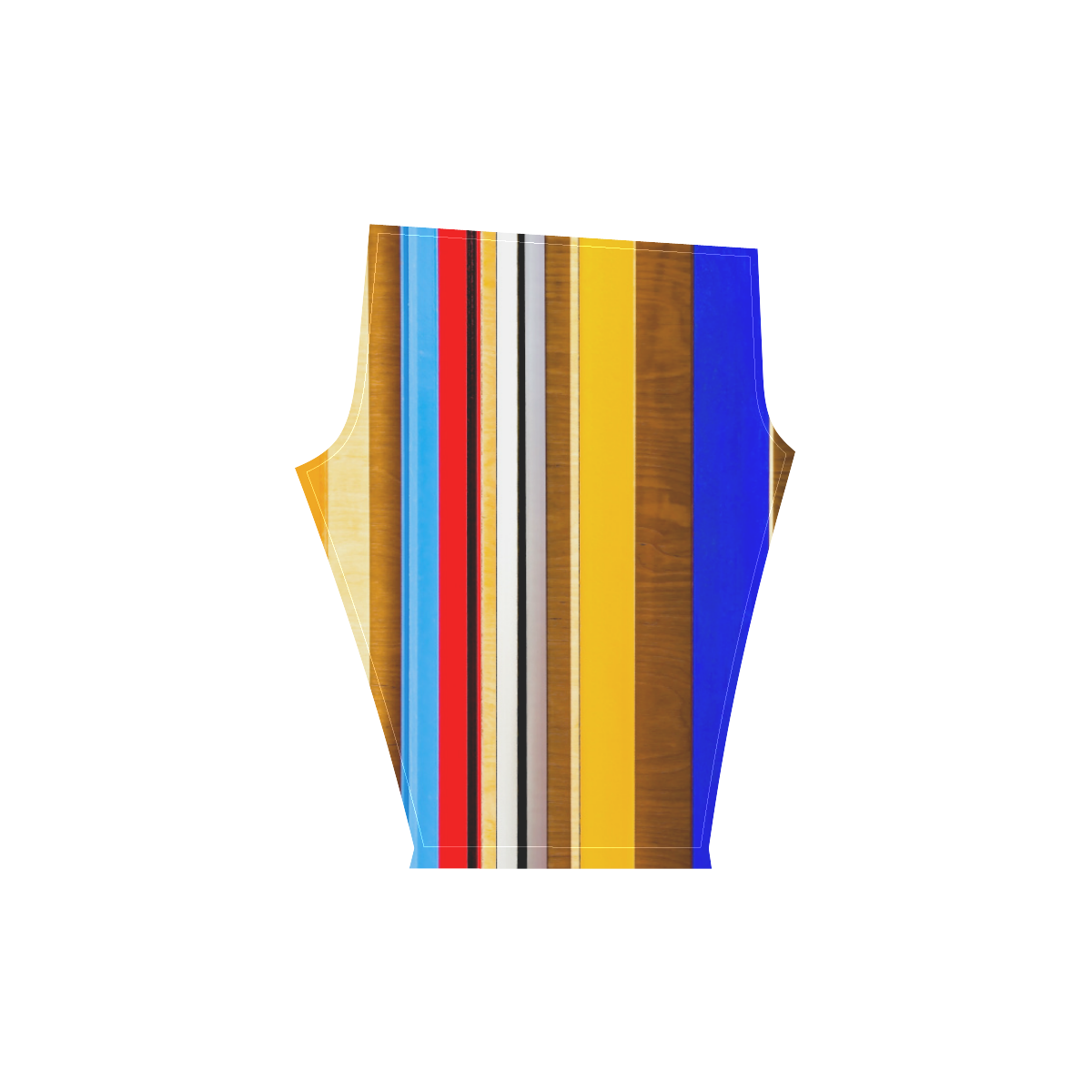 Colorful abstract pattern stripe art Women's Low Rise Capri Leggings (Invisible Stitch) (Model L08)