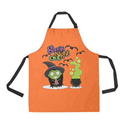 Ghouls Night Out All Over Print Apron