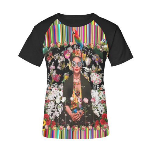 Frida Incognito Women's Raglan T-Shirt/Front Printing (Model T62)