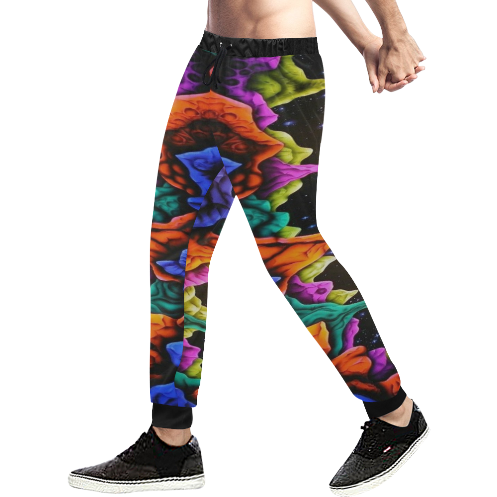 Vibrant Cavern Men's All Over Print Sweatpants (Model L11)