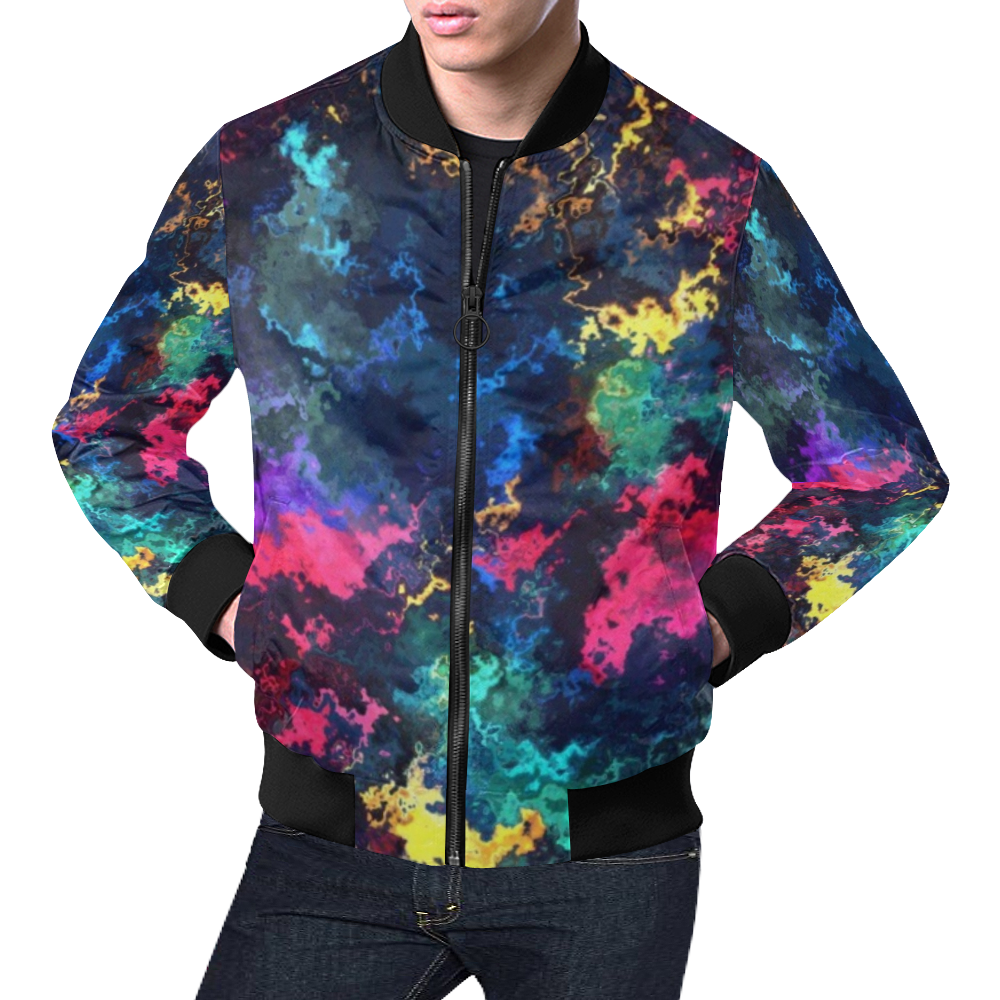 The colors of the soul All Over Print Bomber Jacket for Men (Model H19)