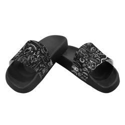 Funny Nature Of Life Sketchnotes Pattern 4 Women's Slide Sandals (Model 057)