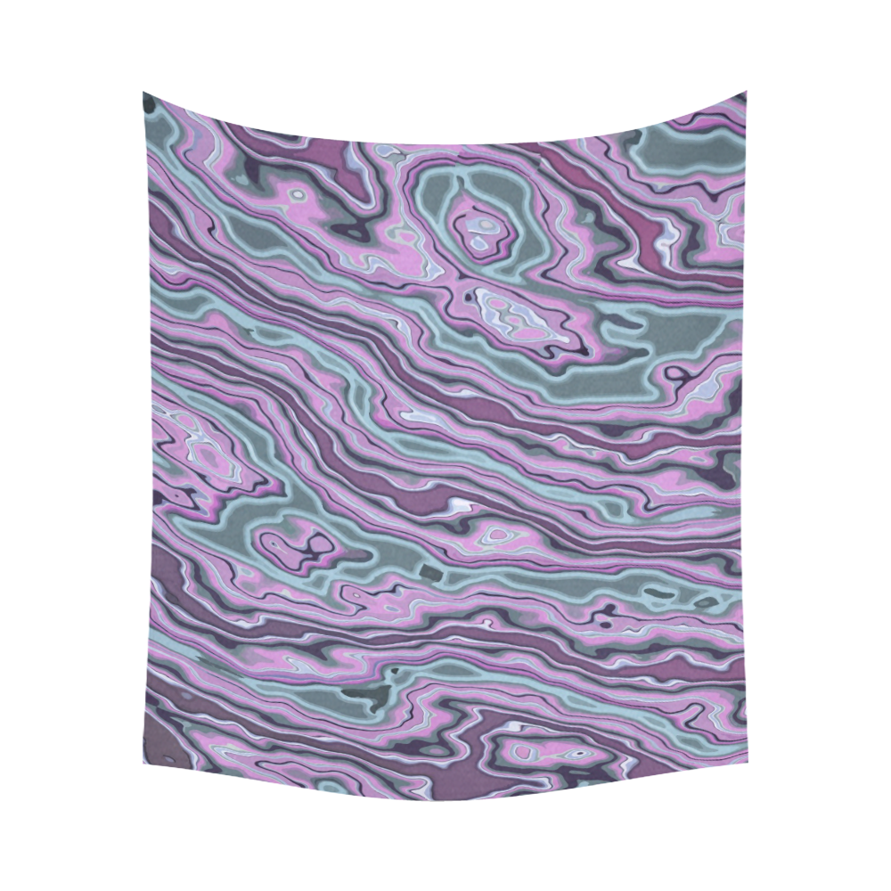 Purple marble Cotton Linen Wall Tapestry 60"x 51"