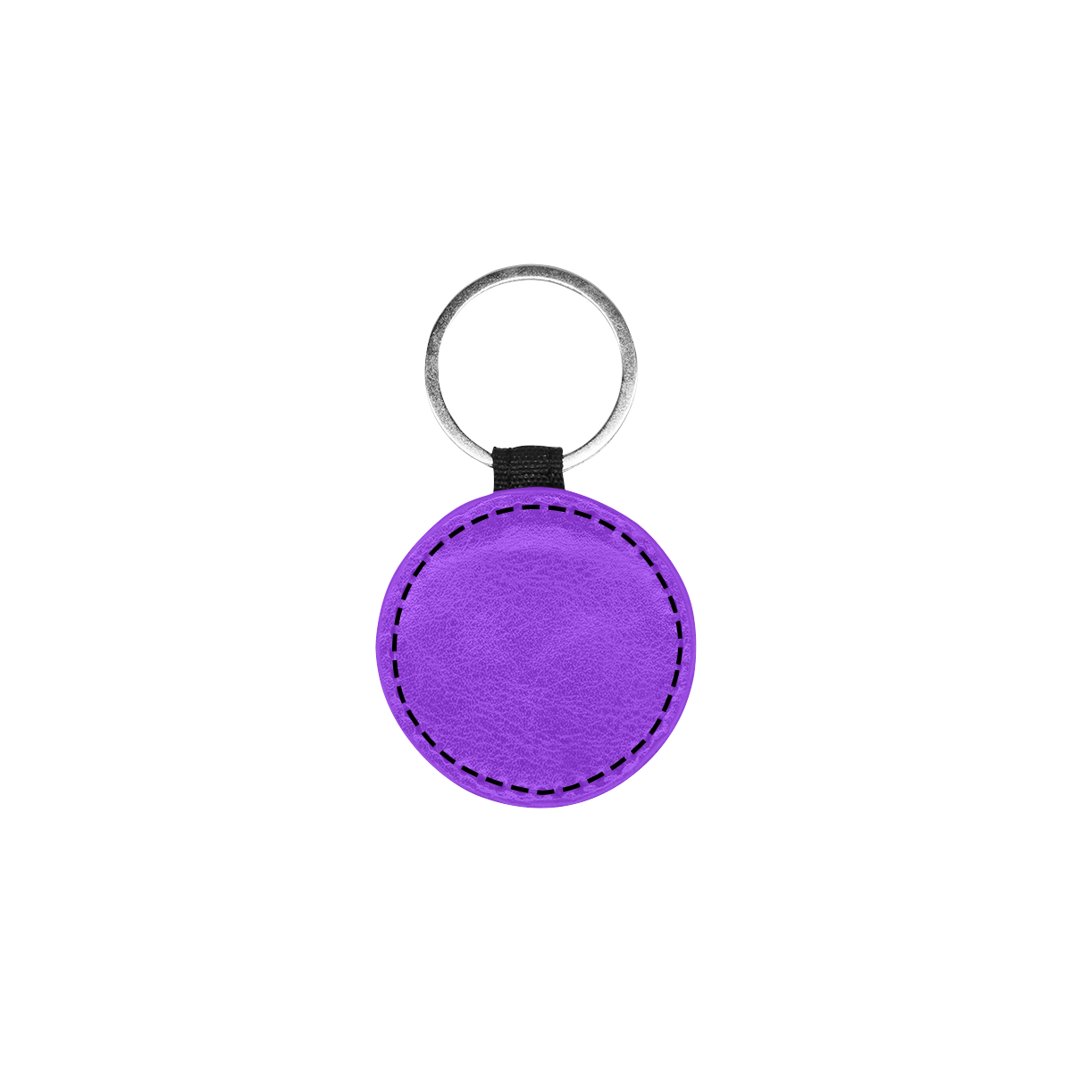 color blue violet Round Pet ID Tag