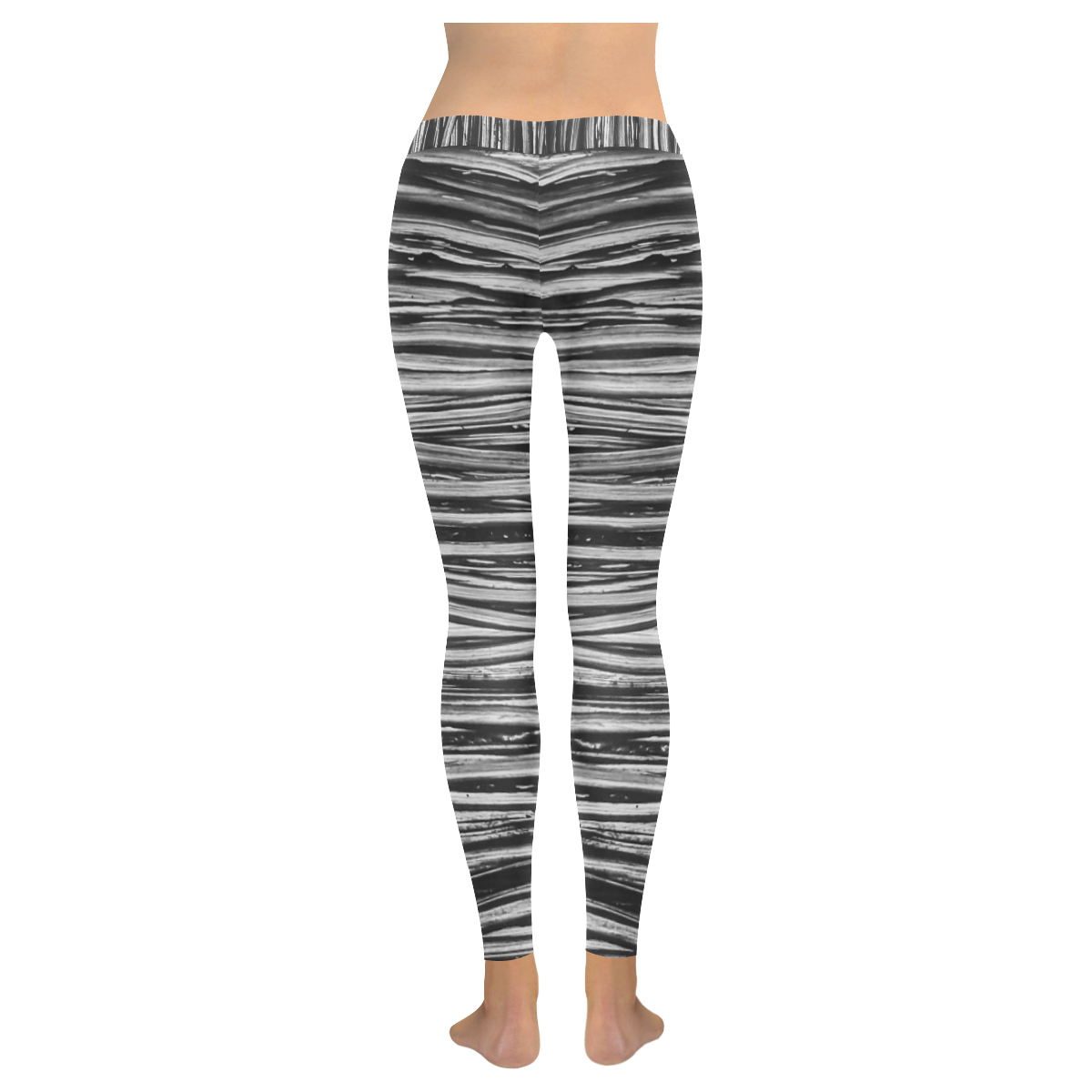 rope trans Women's Low Rise Leggings (Invisible Stitch) (Model L05)