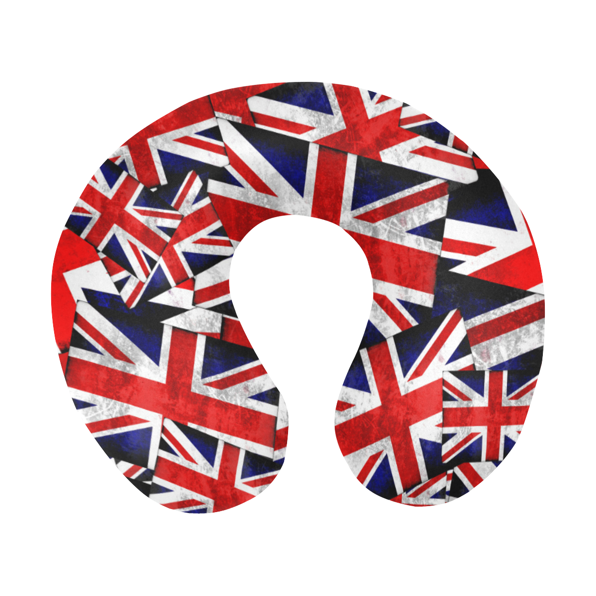 Union Jack British UK Flag U-Shape Travel Pillow