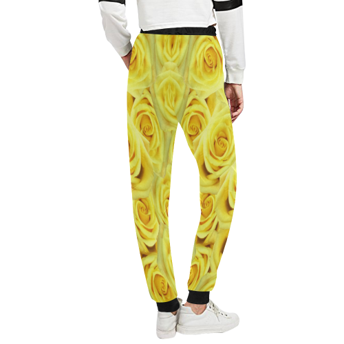 Candlelight Roses Unisex All Over Print Sweatpants (Model L11)