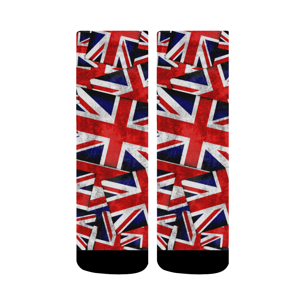 Union Jack British UK Flag Crew Socks