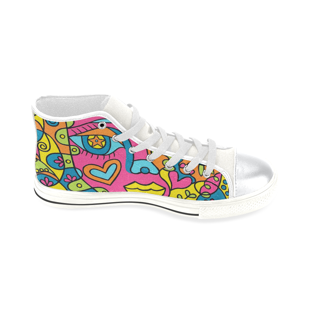 Pretty High Top Canvas Shoes for Kid (Model 017)