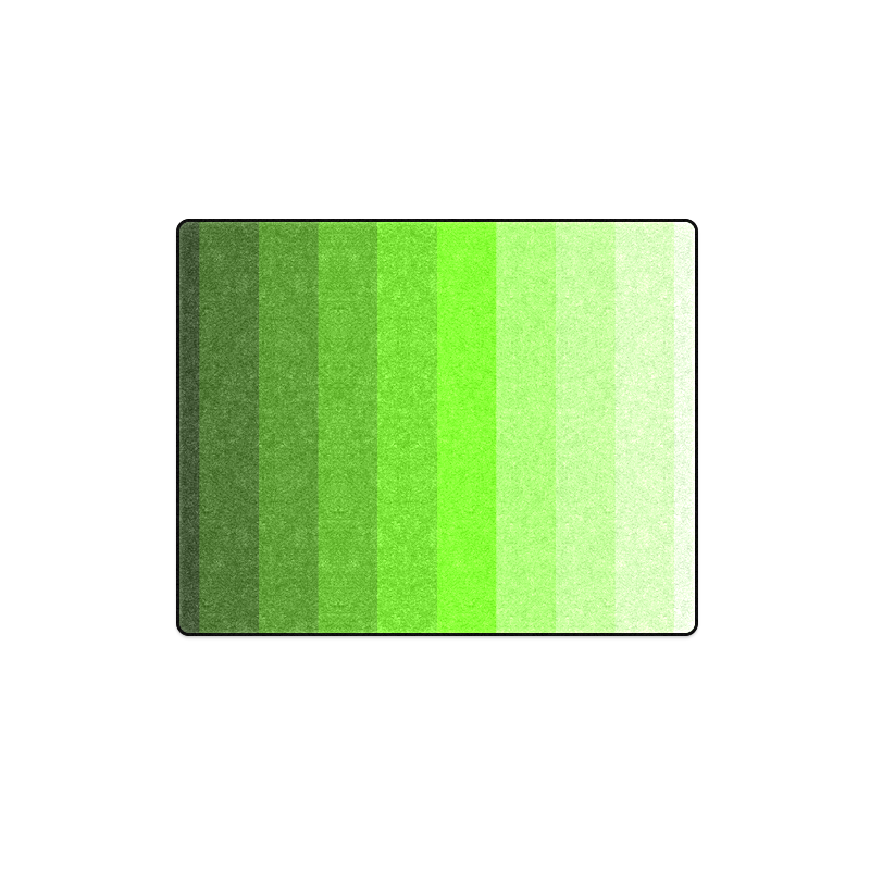 Green stripes Blanket 40"x50"