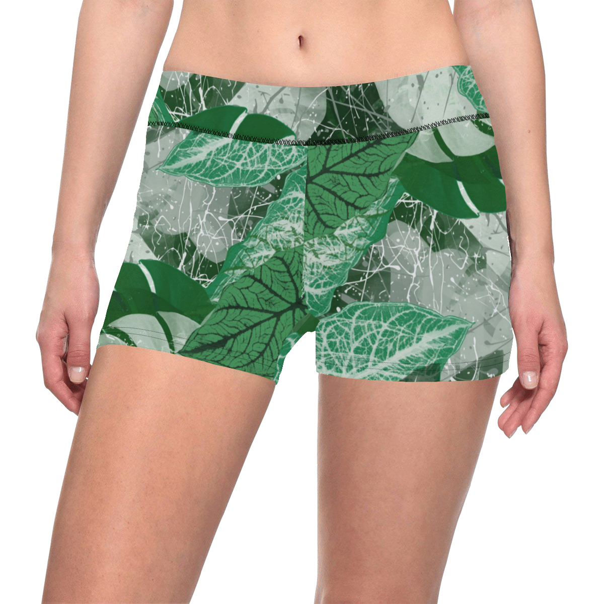 Tropicalia Women's All Over Print Short Leggings (Model L28)