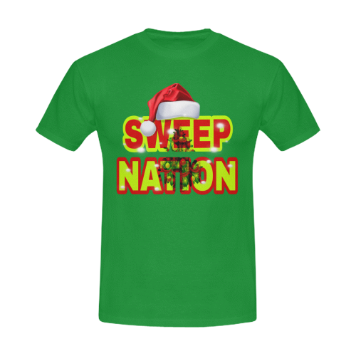 Sweep Nation - Christmas Men's Slim Fit T-shirt (Model T13)