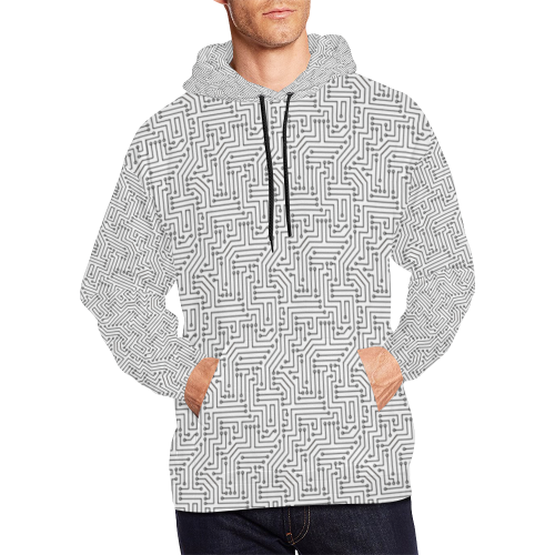 35sw All Over Print Hoodie for Men (USA Size) (Model H13)