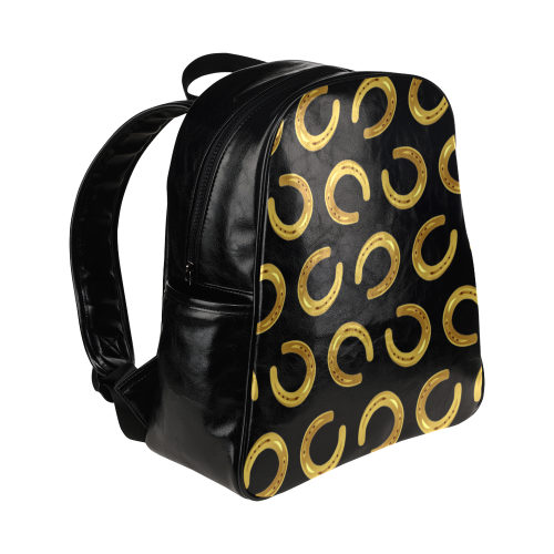Golden horseshoe Multi-Pockets Backpack (Model 1636)
