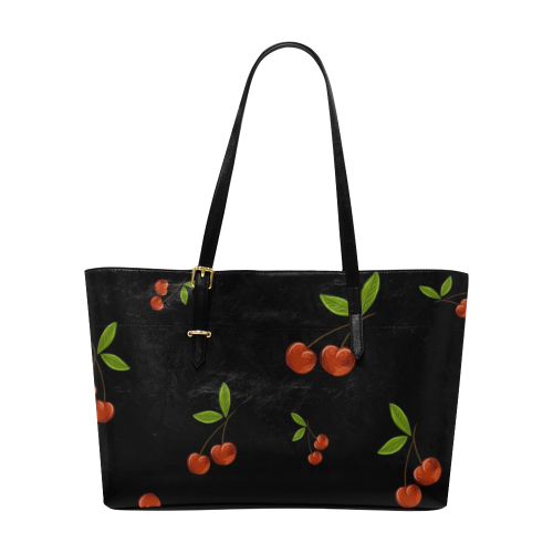Cherries Euramerican Tote Bag/Large (Model 1656)
