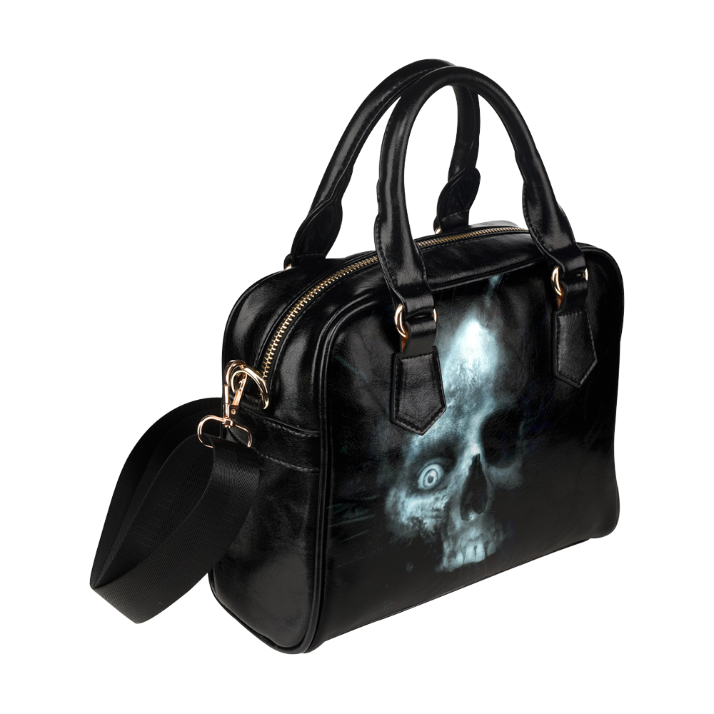 Awesome Wicked Witch Devil Skull Horror Darkstar Shoulder Handbag (Model 1634)