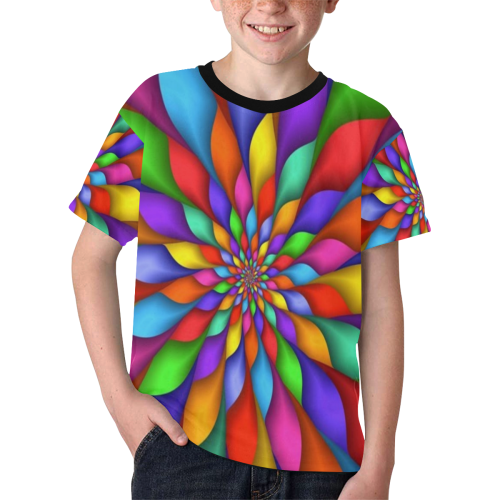 RAINBOW SKITTLES Kids' All Over Print T-shirt (Model T65)