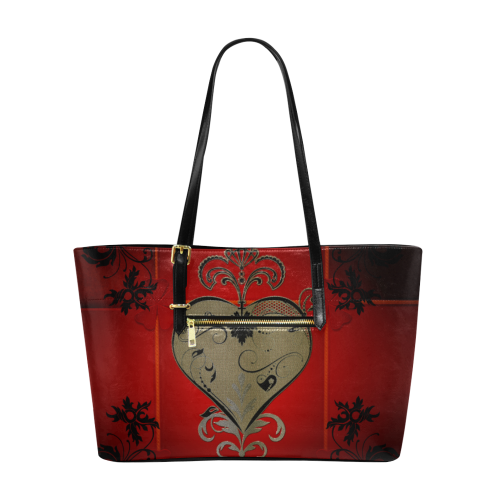 Wonderful decorative heart Euramerican Tote Bag/Large (Model 1656)