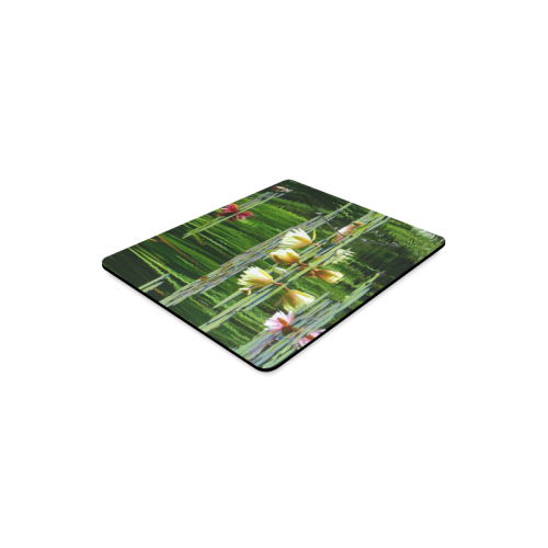 waterlilies on pond Rectangle Mousepad