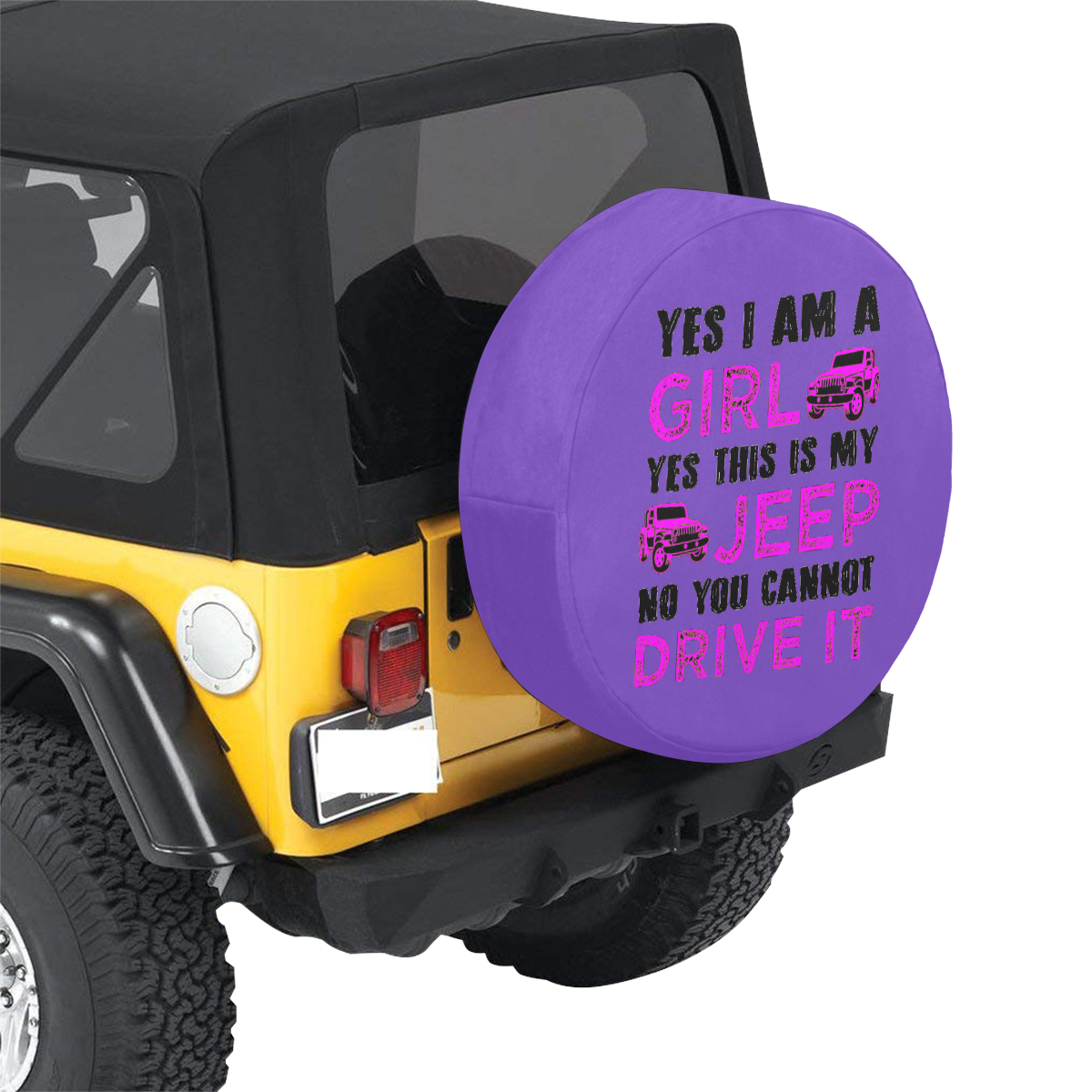 I'm A Jeep Girl 32 Inch Spare Tire Cover