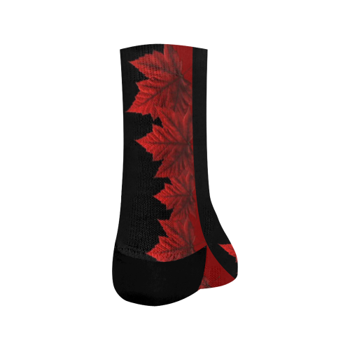 Canada Maple Leaf Socks - Crew Crew Socks