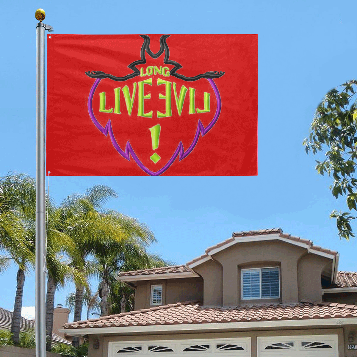 Long Live Evil Garden Flag 70"x47"