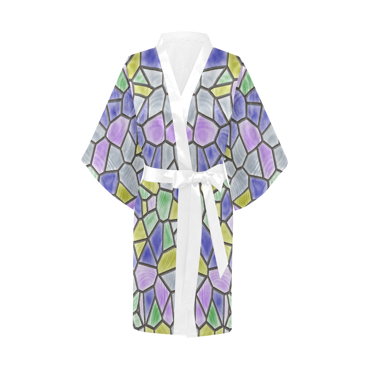 Mosaic Linda 5 by JamColors Kimono Robe