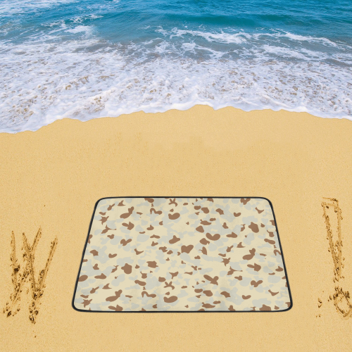 Desert AUSCAM MKI camouflage Beach Mat 78"x 60"