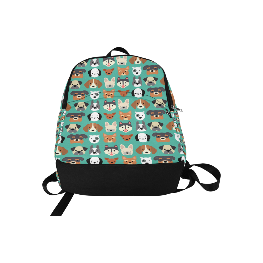 Dog faces Fabric Backpack for Adult (Model 1659)