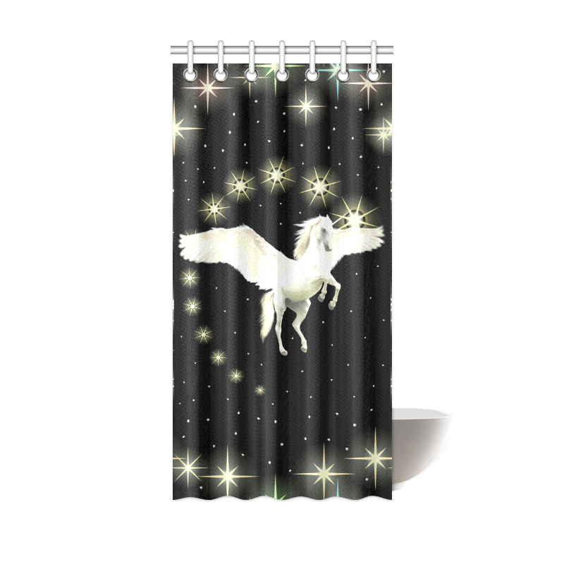 Pegasus Night Shower Curtain 36"x72"