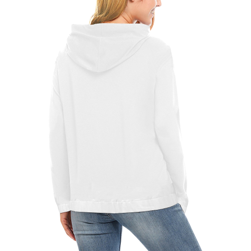HOLYGHOSTWHITE All Over Print Hoodie for Women (USA Size) (Model H13)