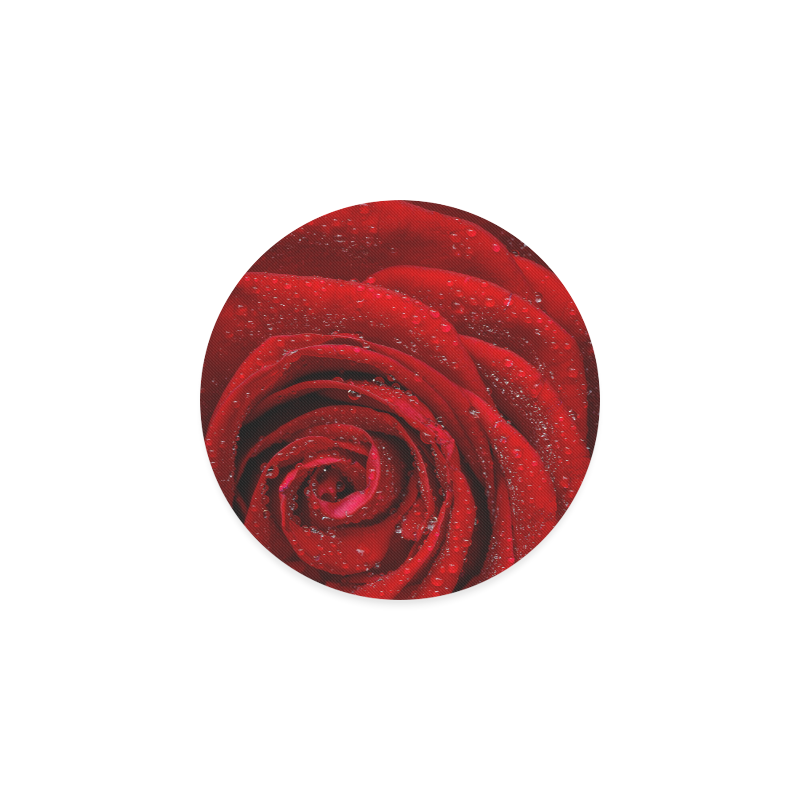 Red rosa Round Coaster