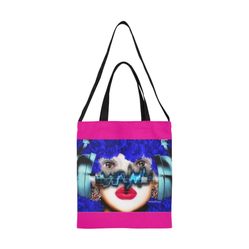 SHELLY (2) All Over Print Canvas Tote Bag/Medium (Model 1698)