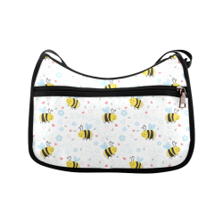 Cute Bee Pattern Crossbody Bags (Model 1616)