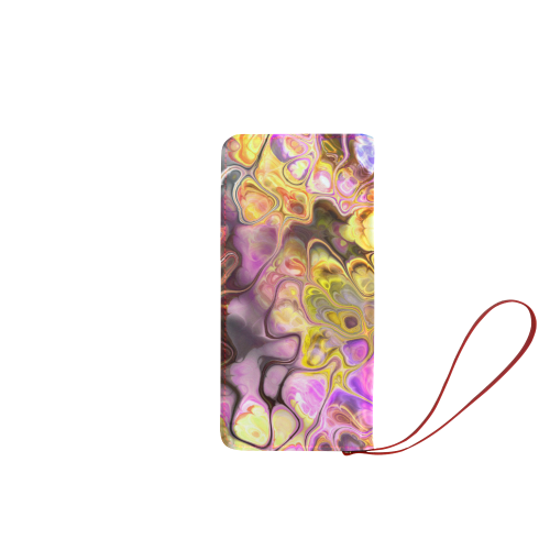 Colorful Marble Design Women's Clutch Wallet (Model 1637)