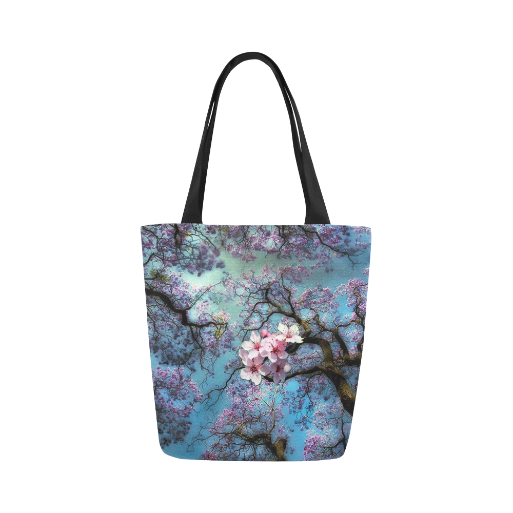 Cherry blossomL Canvas Tote Bag (Model 1657)