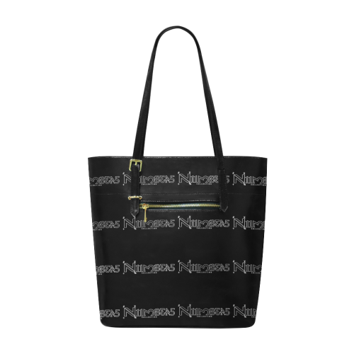 NUMBERS Collection All Over Black Euramerican Tote Bag/Small (Model 1655)