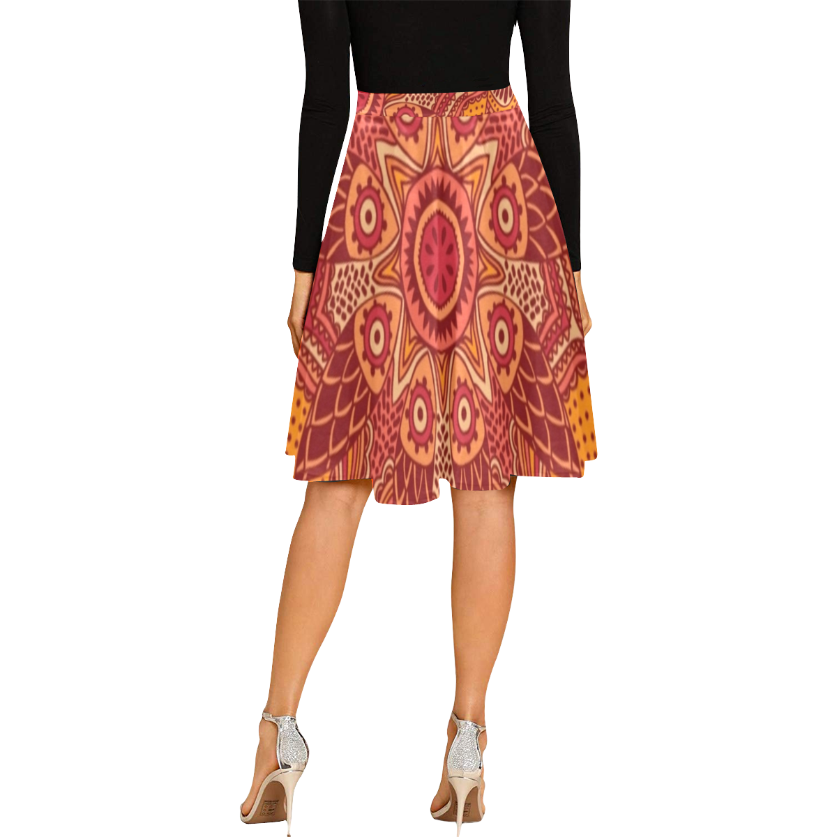 MANDALA SPICE OF LIFE Melete Pleated Midi Skirt (Model D15)