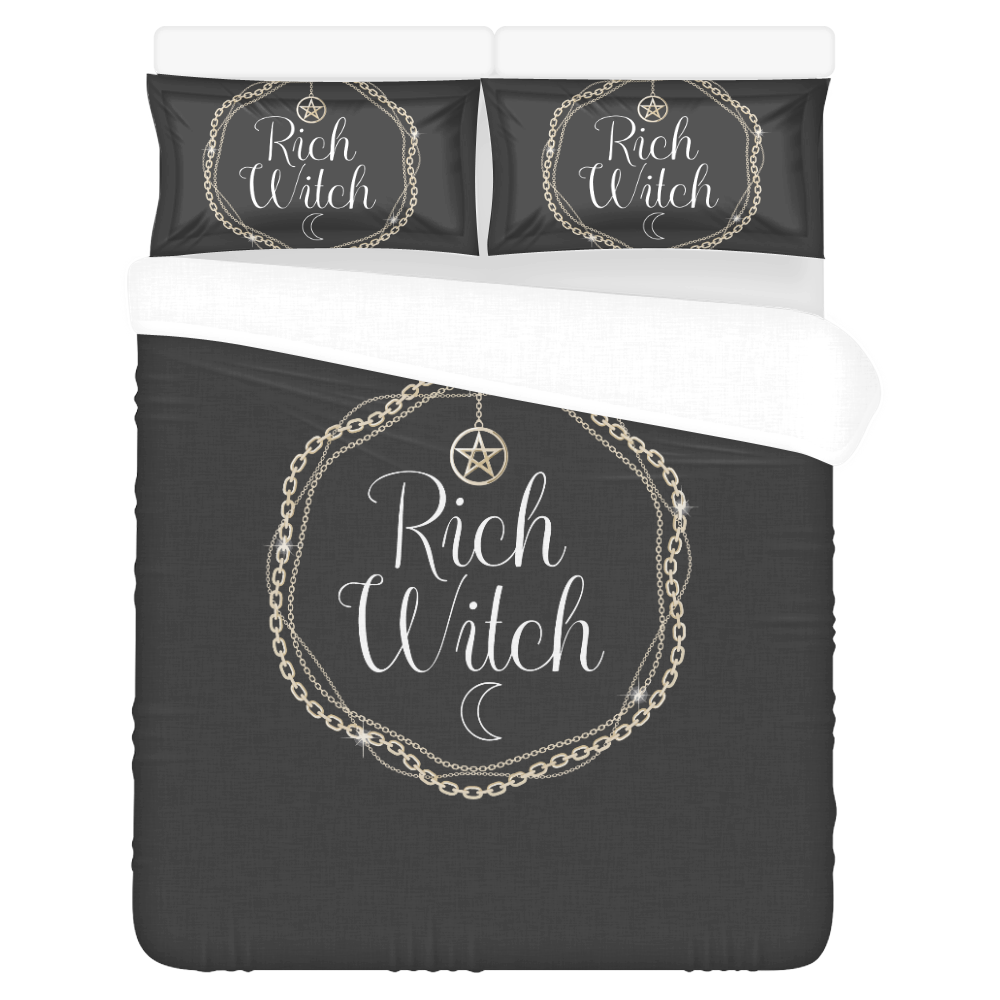 rich witch bedding set 3-Piece Bedding Set