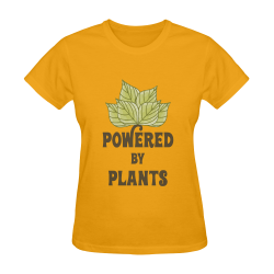 Powered by Plants (vegan) Sunny Women's T-shirt (Model T05)