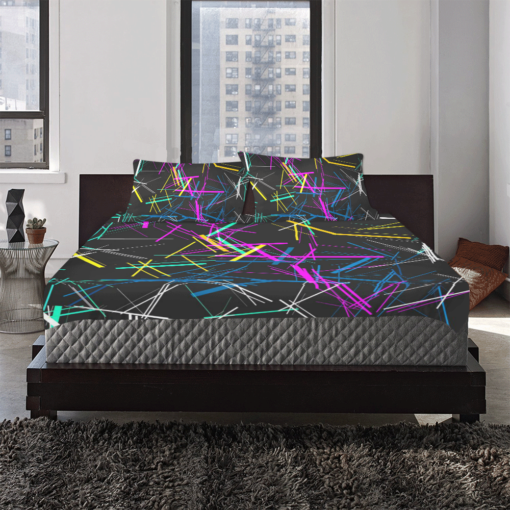 New Pattern factory 1A by JamColors 3-Piece Bedding Set