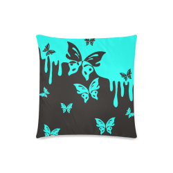 Animals Nature - Splashes Tattoos with Butterflies Custom Zippered Pillow Case 18"x18"(Twin Sides)