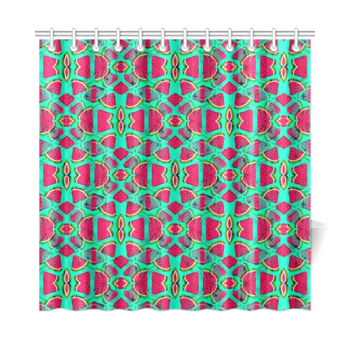 Melon Pattern by K.Merske Shower Curtain 72"x72"