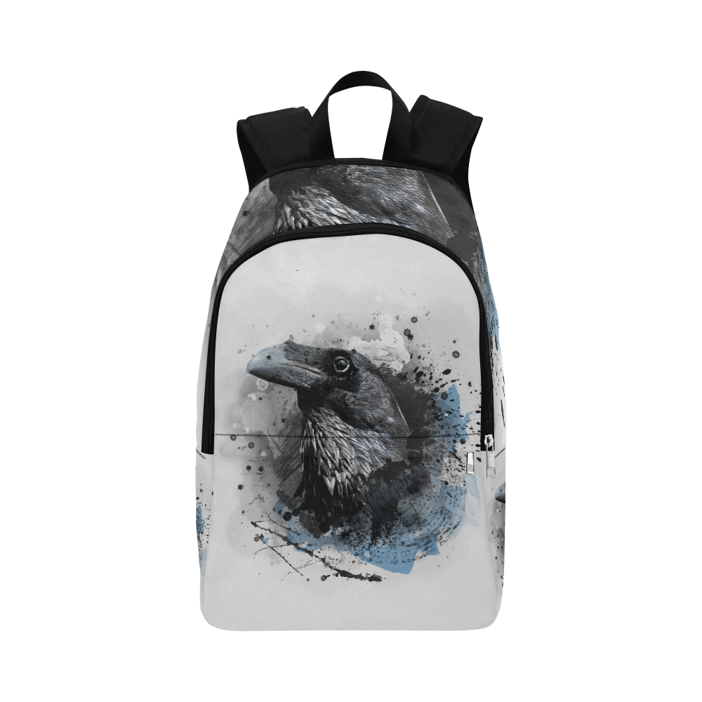 crow raven bird art #crow #raven Fabric Backpack for Adult (Model 1659)